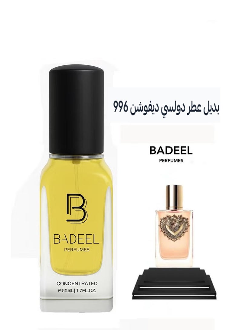 Badeel 996 Luxury Concentrated Perfume – Unisex, 50ml - Image 1